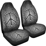 Peace & Love Car Seat Covers 221205 - YourCarButBetter