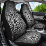 Peace & Love Car Seat Covers 221205 - YourCarButBetter