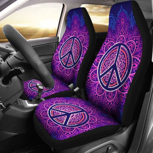 Peace & Love Car Seat Covers 221205 - YourCarButBetter