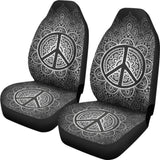 Peace & Love Car Seat Covers 221205 - YourCarButBetter