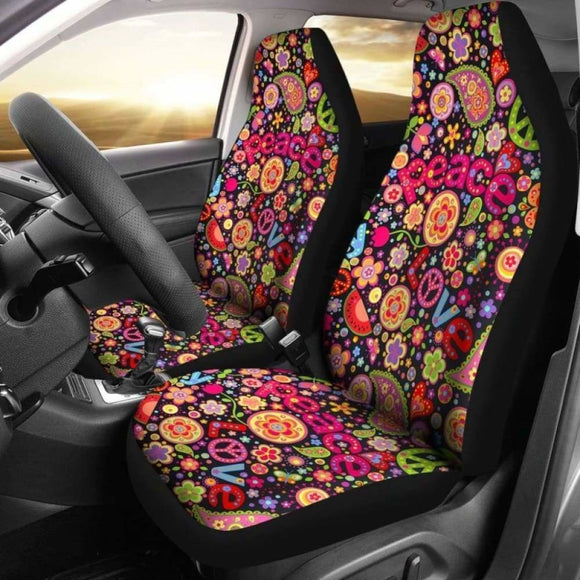Peace & Love Car Seat Covers | Give Your Car A Makeover! 105905 - YourCarButBetter