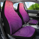 Peach Pink & Purple Gradient Mandalas Car Seat Covers 105905 - YourCarButBetter
