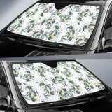 Peacock Feather Pattern Car Auto Sun Shades 085424 - YourCarButBetter