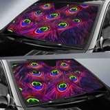 Peacock Feathers Auto Sun Car Shades 085424 - YourCarButBetter