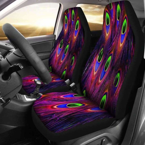 Peacock Feathers Car Seat Covers 181703 - YourCarButBetter