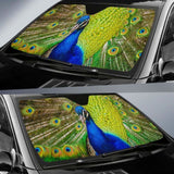 Peafowl Indian Peacock Hd 4K Car Sun Shade 085424 - YourCarButBetter