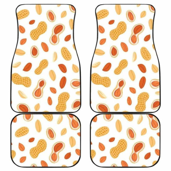 Peanuts Pattern Front And Back Car Mats 103406 - YourCarButBetter