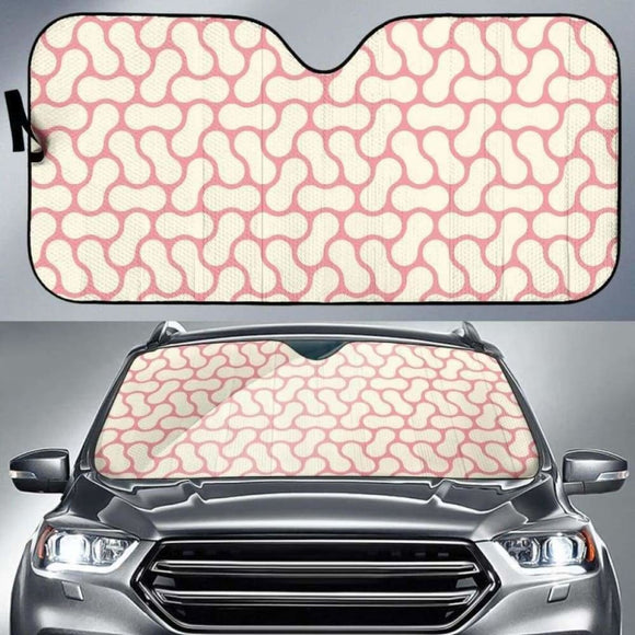 Peanuts Texture Pattern Car Auto Sun Shades 103406 - YourCarButBetter