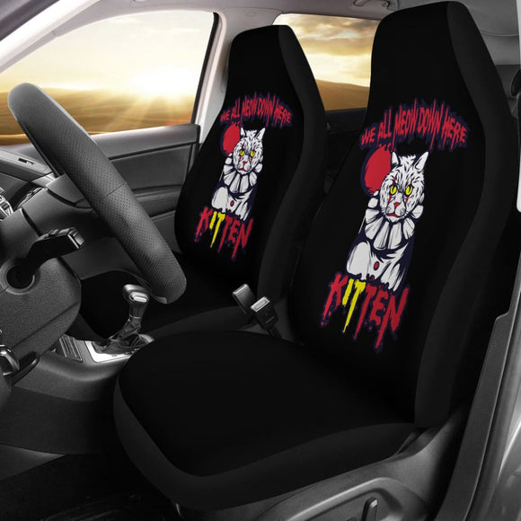 Pennywise We All Meow Down Here KITten Car Seat Covers 212903 - YourCarButBetter