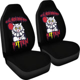Pennywise We All Meow Down Here KITten Car Seat Covers 212903 - YourCarButBetter