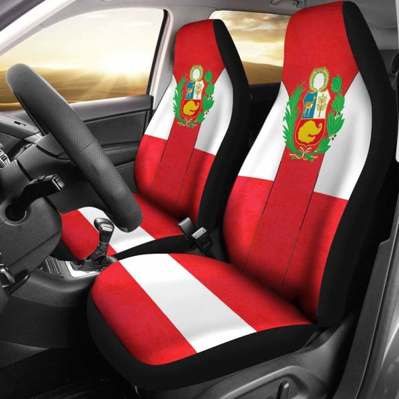 Peru Flag Car Seat Cover 2 221205 - YourCarButBetter