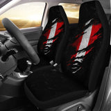 Peru In Me Car Seat Covers - Special Grunge Style (Set Of Two) 221205 - YourCarButBetter