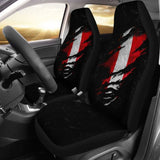 Peru In Me Car Seat Covers - Special Grunge Style (Set Of Two) 232125 - YourCarButBetter
