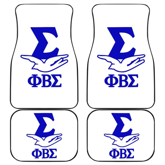 Phi Beta Sigma Car Gift Set Car Floor Mats 210803 - YourCarButBetter