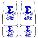 Phi Beta Sigma Car Gift Set Car Floor Mats 210803 - YourCarButBetter