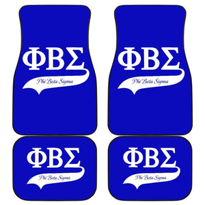 Phi Beta Sigma Crest Car Floor Mats 210803 - YourCarButBetter