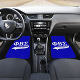 Phi Beta Sigma Crest Car Floor Mats 210803 - YourCarButBetter