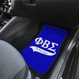 Phi Beta Sigma Crest Car Floor Mats 210803 - YourCarButBetter