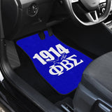 Phi Beta Sigma Fraternity 1914 Car Floor Mats 210803 - YourCarButBetter