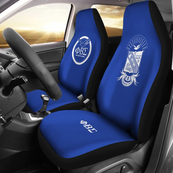 Phi Beta Sigma Fraternity Car Seat Covers 210506 - YourCarButBetter