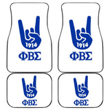 Phi Beta Sigma Fraternity Custom Car Accessories Car Floor Mats 210803 - YourCarButBetter