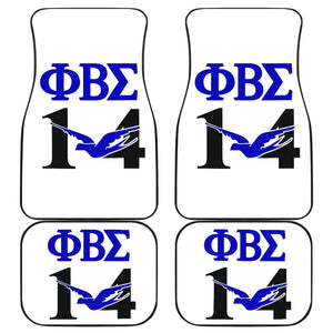 Phi Beta Sigma Fraternity Printing Car Floor Mats 210803 - YourCarButBetter