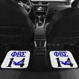 Phi Beta Sigma Fraternity Printing Car Floor Mats 210803 - YourCarButBetter