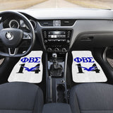 Phi Beta Sigma Fraternity Printing Car Floor Mats 210803 - YourCarButBetter