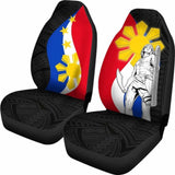 Philippines Car Seat Covers - King Lapu-Lapu Polynesian Pattern - 105905 - YourCarButBetter