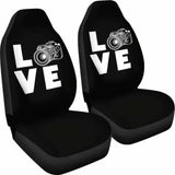 Photography Camera Love Car Seat Covers 195016 - YourCarButBetter