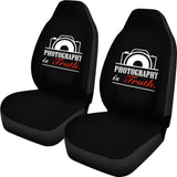 Photography is Trust Car Seat Covers 213005 - YourCarButBetter