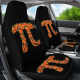 Pi Pumpkin Halloween Car Seat Covers 102802 - YourCarButBetter