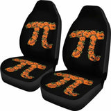 Pi Pumpkin Halloween Car Seat Covers 102802 - YourCarButBetter