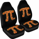 Pi Pumpkin Halloween Car Seat Covers 102802 - YourCarButBetter