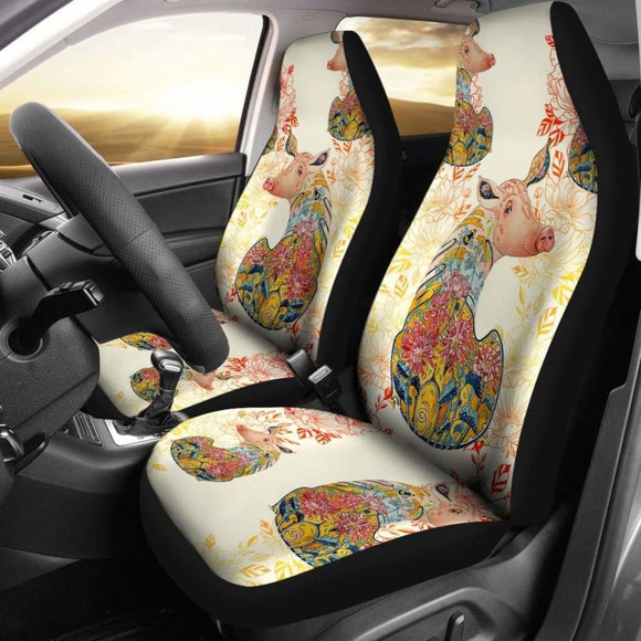 Pig 1 - Car Seat Covers 221205 - YourCarButBetter