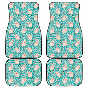 Pig Pattern Print Design 01 Front And Back Car Mats 221205 - YourCarButBetter