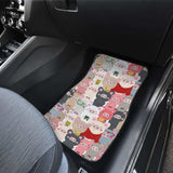 Pig Pattern Print Design 02 Front And Back Car Mats 221205 - YourCarButBetter