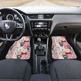 Pig Pattern Print Design 02 Front And Back Car Mats 221205 - YourCarButBetter