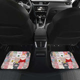 Pig Pattern Print Design 02 Front And Back Car Mats 221205 - YourCarButBetter