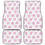 Pig Pattern Print Design 03 Front And Back Car Mats 221205 - YourCarButBetter