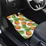 Pineapples Design Pattern Front And Back Car Mats 174914 - YourCarButBetter