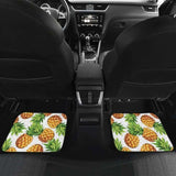 Pineapples Design Pattern Front And Back Car Mats 174914 - YourCarButBetter