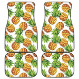 Pineapples Design Pattern Front And Back Car Mats 174914 - YourCarButBetter