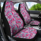 Pink And Blue Floral Car Seat Covers 153908 - YourCarButBetter