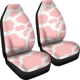 Pink Cow Pattern Print Car Seat Cover 211206 - YourCarButBetter