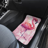 Pink Design Flamingo Car Floor Mats 211203 - YourCarButBetter