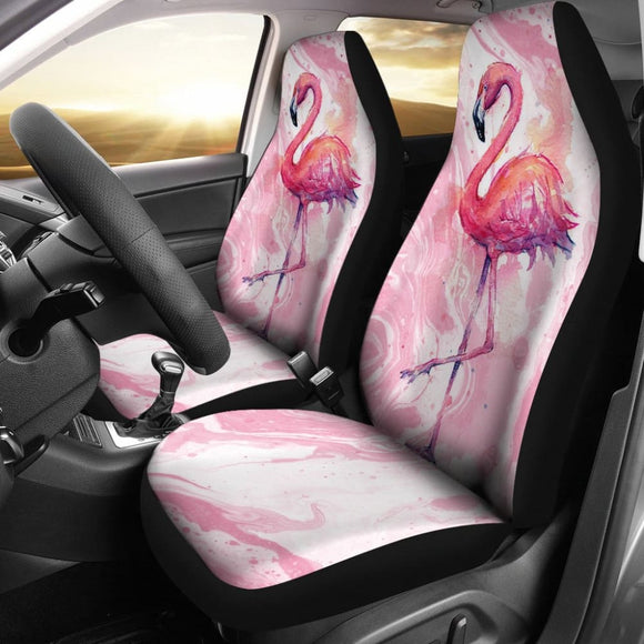 Pink Design Flamingo Car Seat Covers 211203 - YourCarButBetter