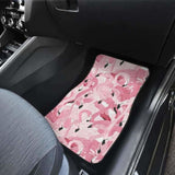 Pink Flamingos Pattern Background Front And Back Car Mats 201010 - YourCarButBetter