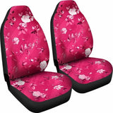 Pink Flowers Car Seat Covers 153908 - YourCarButBetter