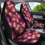 Pink Galaxy Starry Night Nebula Car Seat Covers Outer Space Stars Pattern 550317